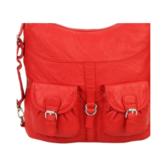 Janey Jane Convertible Back Pack Red main image 4